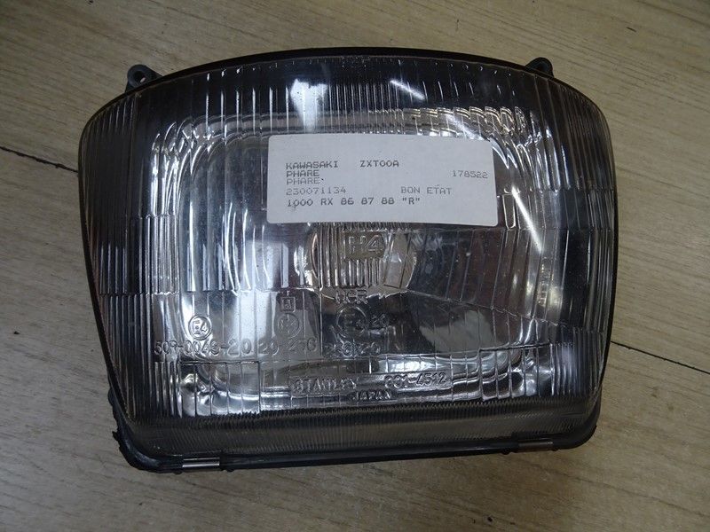 Optique phare avant Kawasaki 
GPZ 1000 RX type ZXT00A 1986/1988