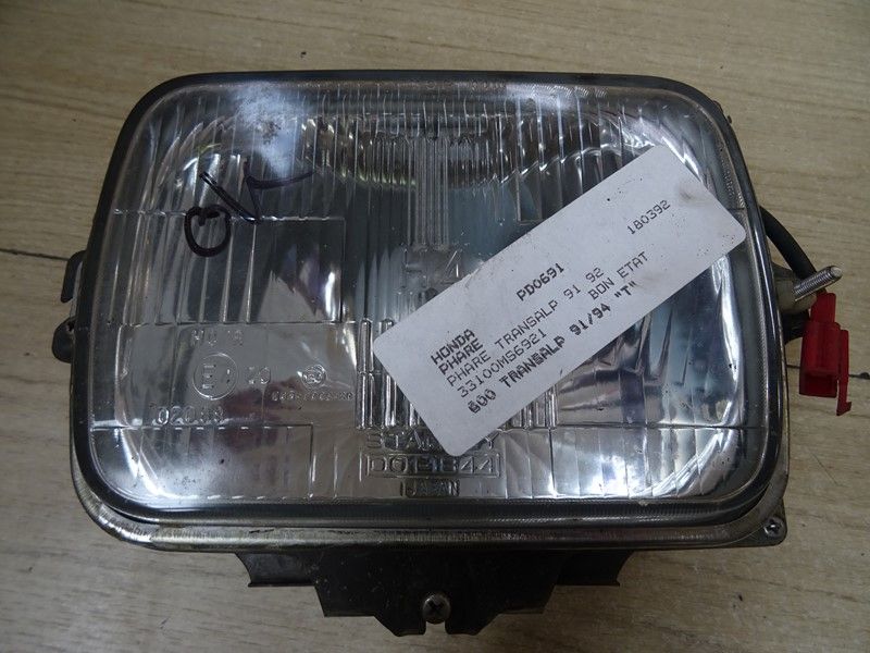 Optique phare avant Honda 
XLV 600 Transalp type PD06 1991/1996
