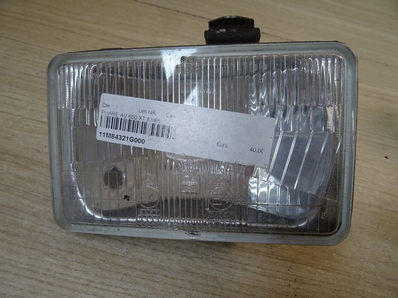 Optique phare avant Yamaha  600 XTZ Ténéré type 34L/50T/55W 1983/1985