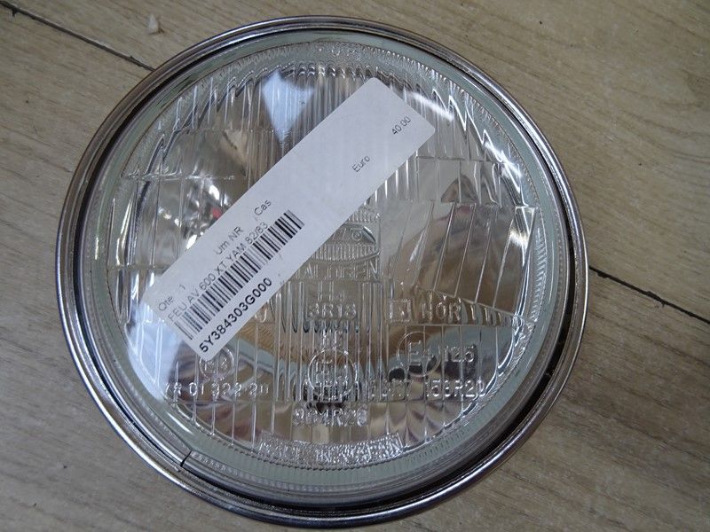 Optique phare avant Yamaha 500 XT type 1U6 1977/1986