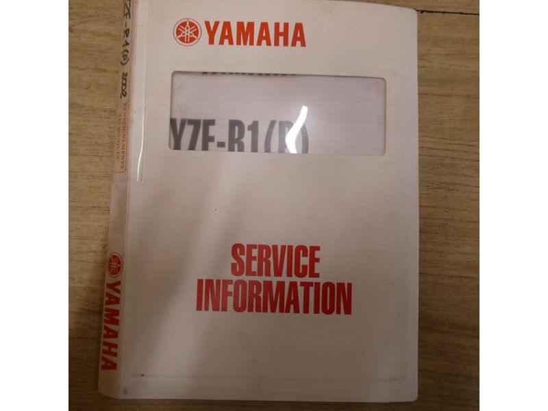 Manuel technique d'atelier Yamaha YZF 1000 R1 2002