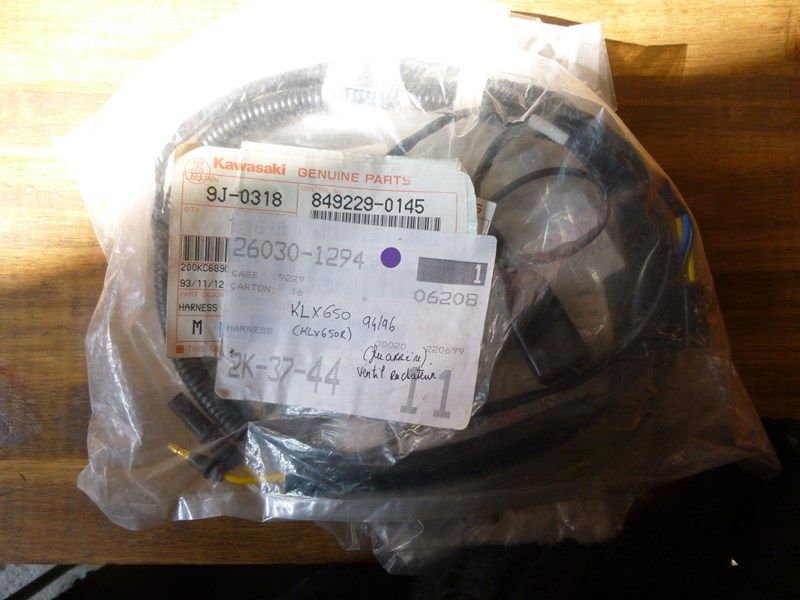 Faisceau de ventilateur de radiateur (feu arrière) KLX 650 1994/96