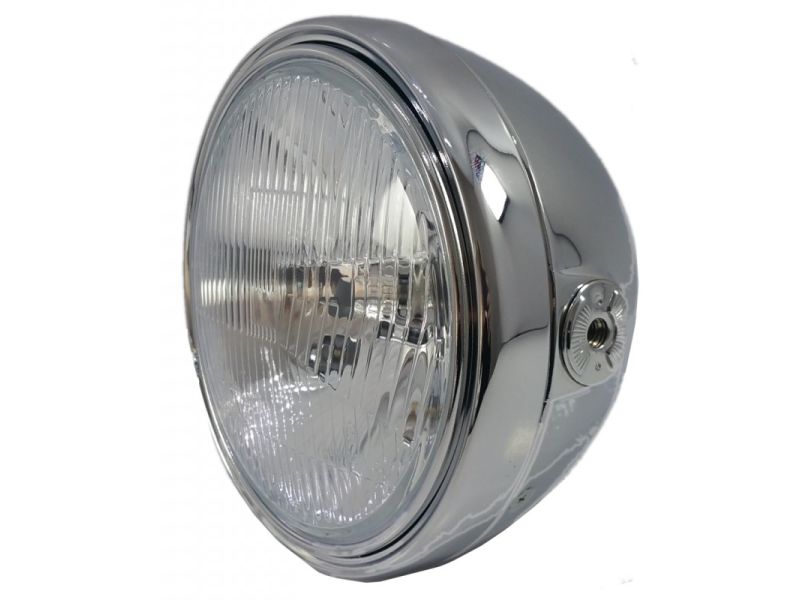 Phare rond chrome Diam 195 mm