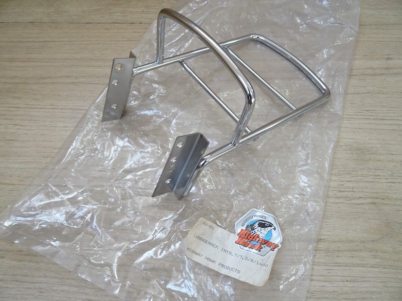 Porte bagage pour sissy bar Highway Hawk luggagerack