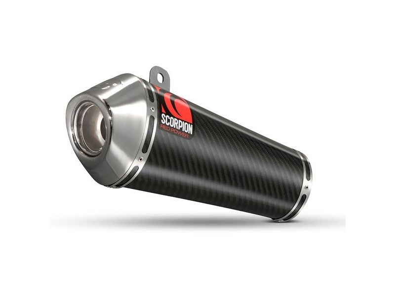 Silencieux Scorpion Power Cone oval  Carbone  Suzuki SFV 650 Gladius 2009-2015