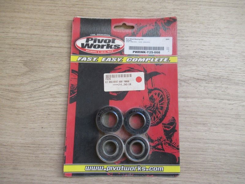 Kit roulement roue arrière Yamaha YZ80 1993-2001 YZ85 2002-2010