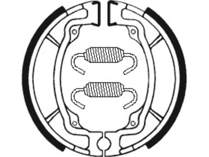 Mâchoires de frein TECNIUM Scooter/Street/Off-Road/Quad organique - BA015
