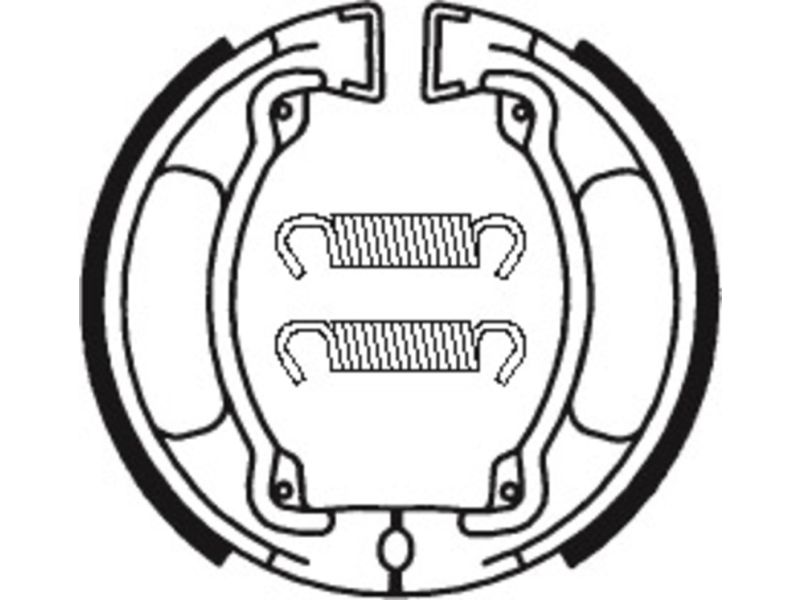 Mâchoires de frein TECNIUM Scooter/Street/Off-Road organique - BA032