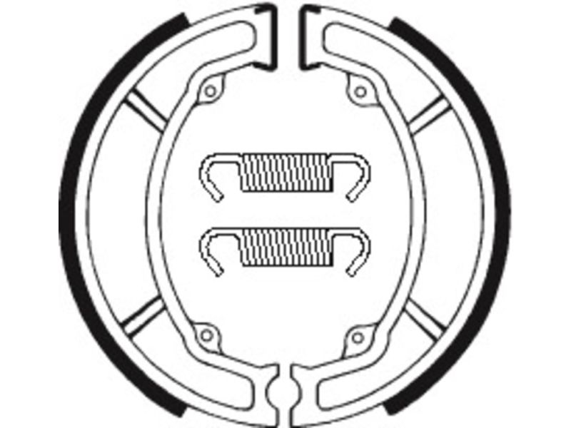 Mâchoires de frein TECNIUM Off-Road/Quad organique - BA104