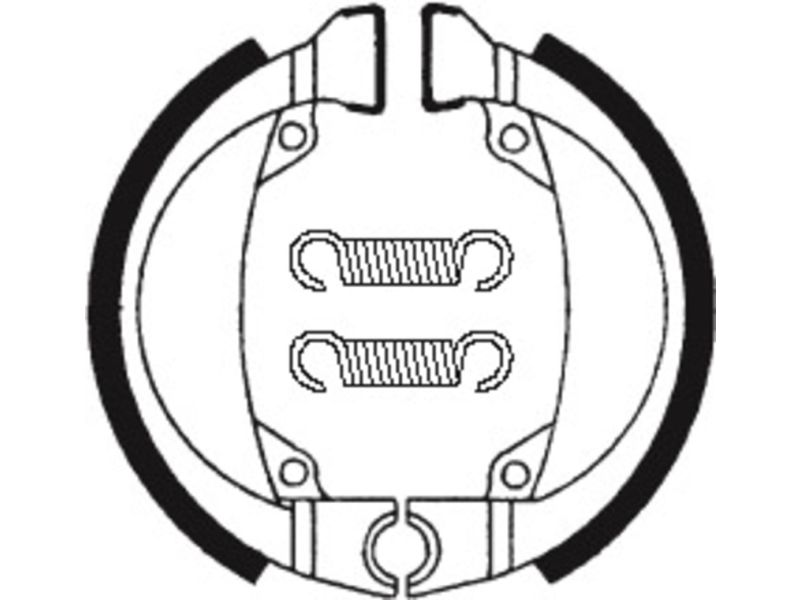 Mâchoires de frein TECNIUM Scooter organique - BA193