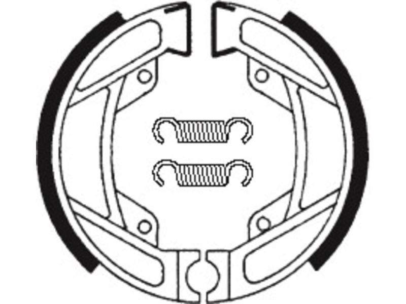 Mâchoires de frein TECNIUM Scooter organique - BA194