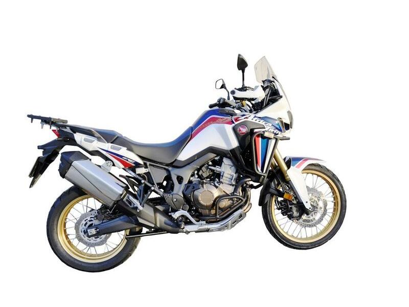 Protections latérales BIHR alu noir Honda Africa Twin CRF1000L DCT ABS