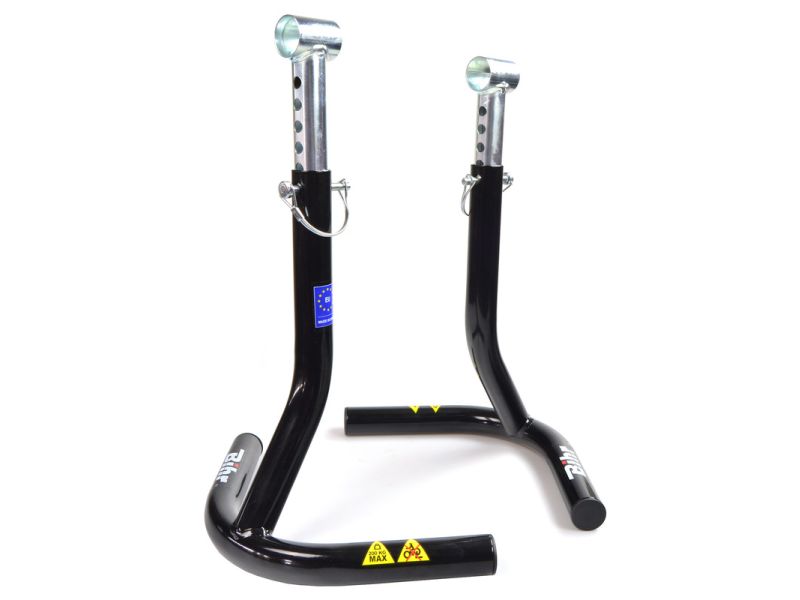 Béquille centrale BIHR pour repose-pieds racing - Extensible 390mm-480mm