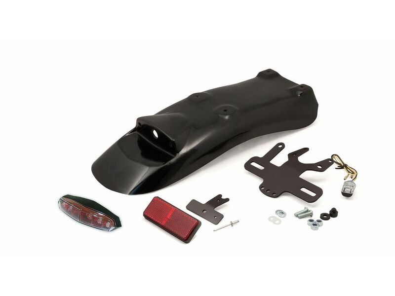 Garde boue arrière LSL Clubman fibre de verre Triumph Scrambler