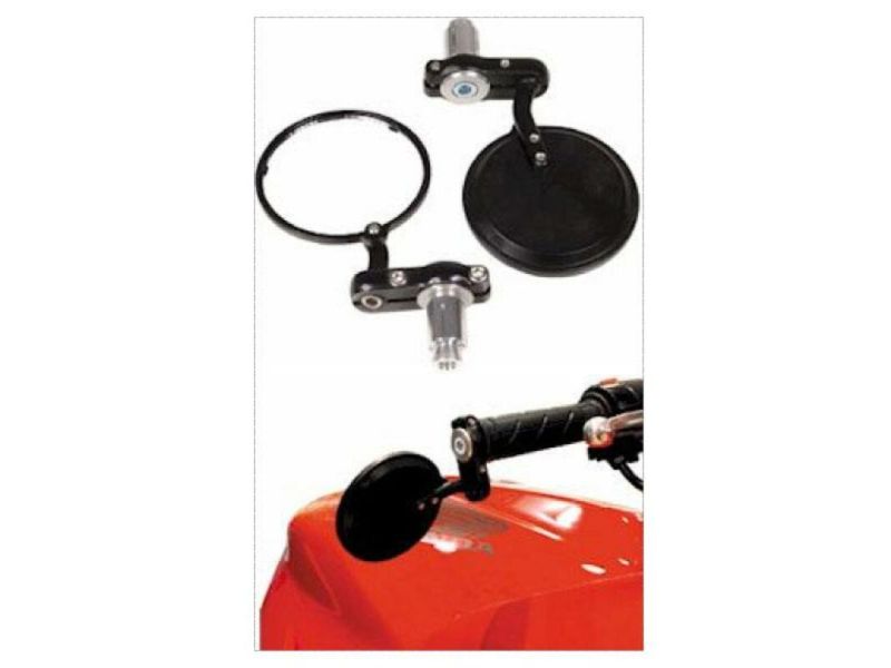 Rétroviseur embout de guidon V PARTS universel - noir