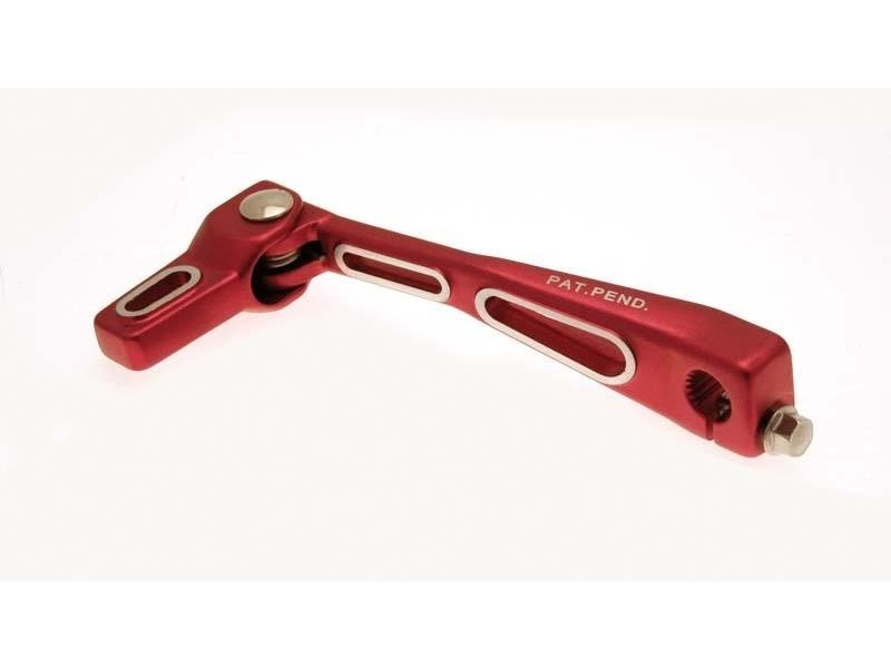 Sélecteur de vitesse V PARTS Lighty aluminium anodisé rouge Derbi