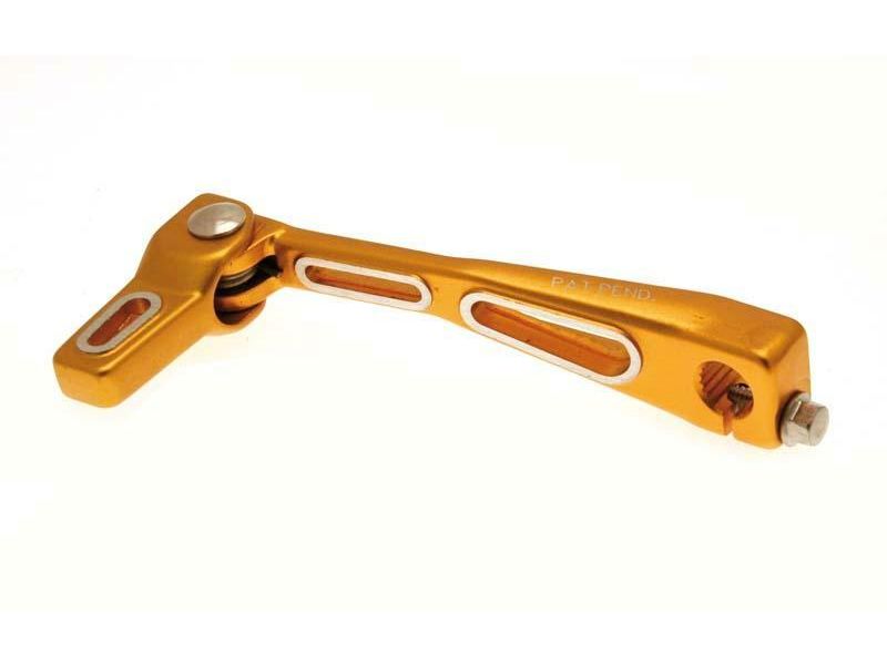 Sélecteur de vitesse V PARTS Lighty aluminium anodisé or Derbi