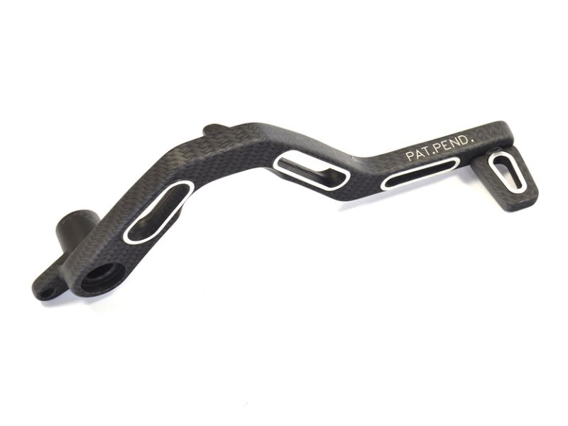 Pédale de frein V PARTS aluminium texture carbone Derbi