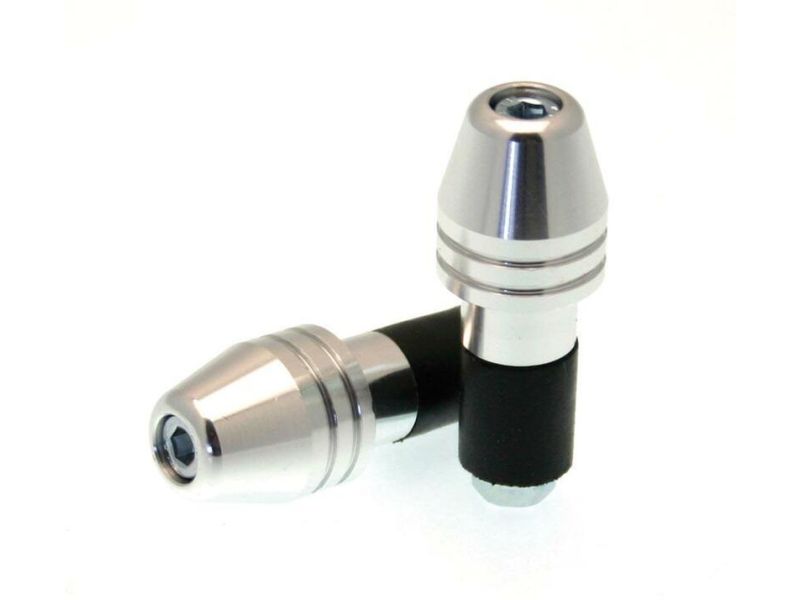 Embouts de guidon BIHR Rocket Ø18mm argent