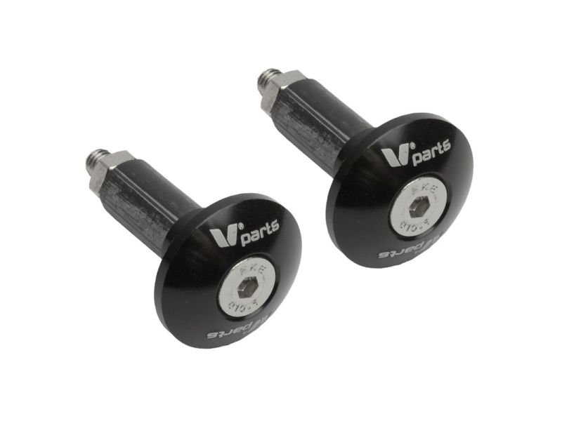 Embout de guidon V PARTS Ø12-18mm noir