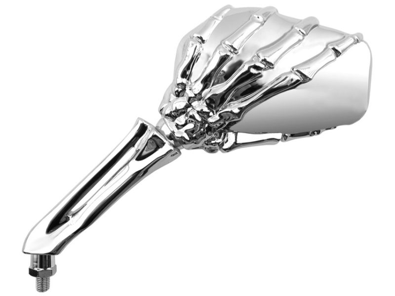 Rétroviseur V PARTS Skeleton gauche universel M10 - chromé
