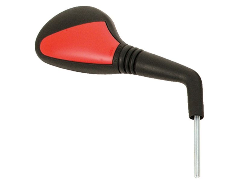 Rétroviseur VICMA droit type origine - noir/rouge Peugeot Vivacity 50