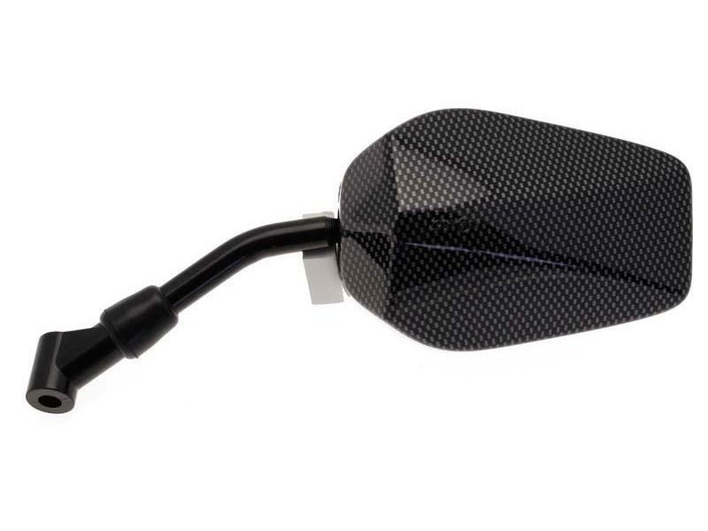 Rétroviseur V PARTS F1 universel M8/125 - aspect carbone
