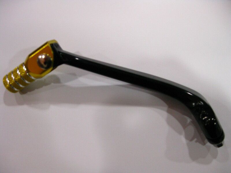 Sélecteur de vitesse BIHR aluminium forgé noir embout jaune Suzuki RM-Z250