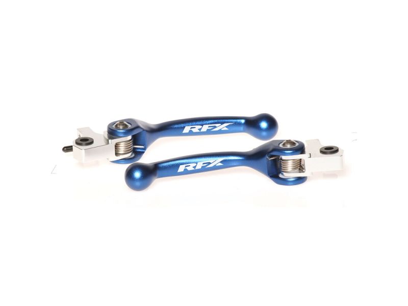 Ensemble de leviers flexibles forgés RFX Race - bleu