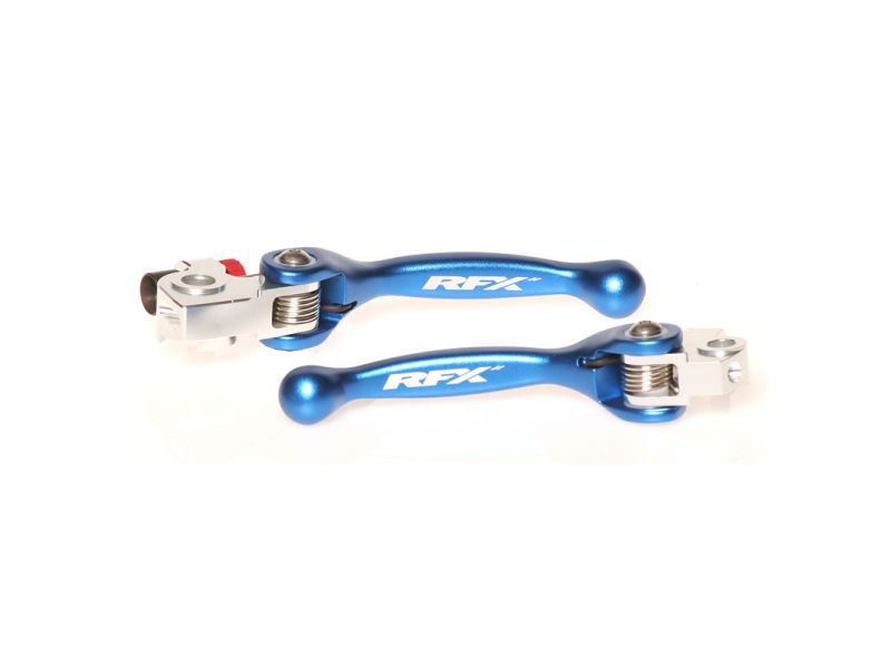 Ensemble de leviers flexibles forgés RFX Race (Bleu)