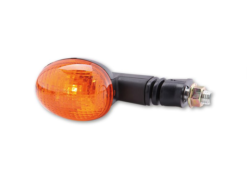 SHIN YO Mini turn signal, oval, black
