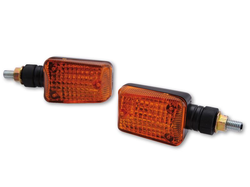 HIGHSIDER smart Mini indicators, black, glass yellow