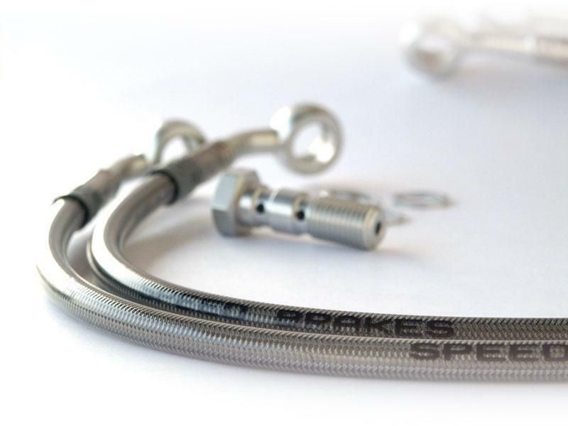 Durite de frein Aviation SPEEDBRAKES inox/raccord alu