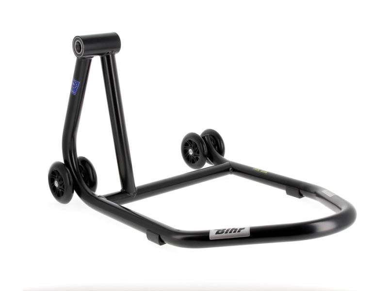 Béquille monobras gauche BIHR Home Track noir mat roues noir