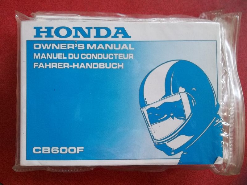 Manuel Honda CB600 F Hornet 1998/1999