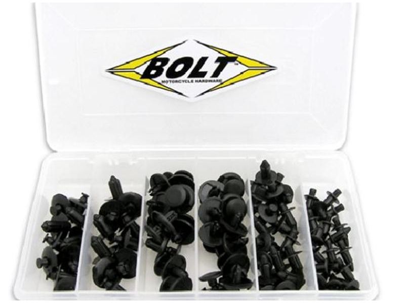 Kit rivets plastiques pour carénage moto