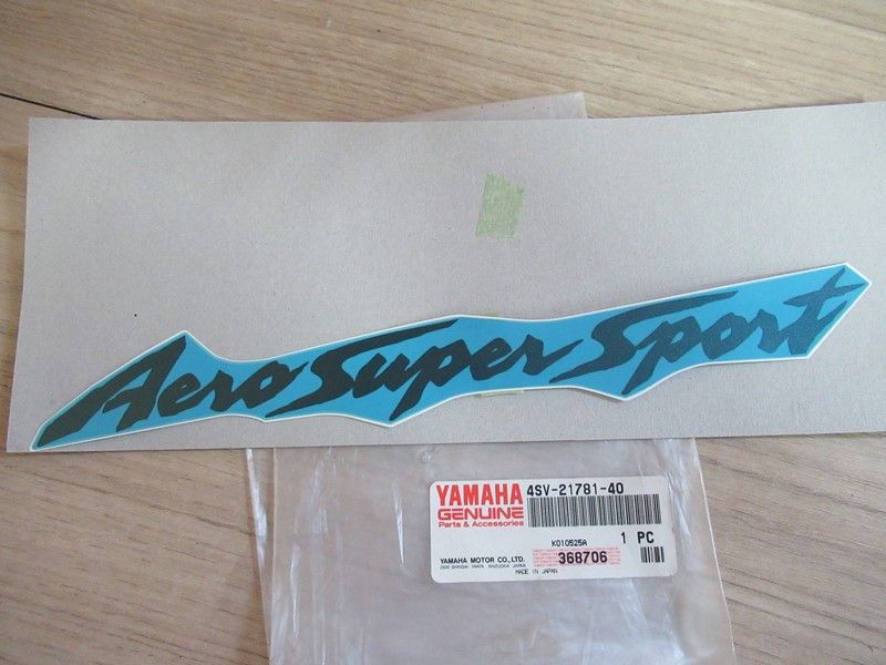 Emblème AeroSuperSport Yamaha YZF 1000 Thunderace 2000-01 (4SV-21781-40)