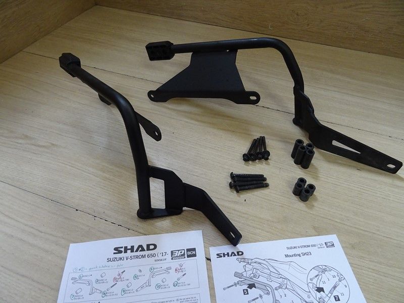 Kit support valises latérales SHAD SH23 3P system  Suzuki DL 650 V-strom 2017/-