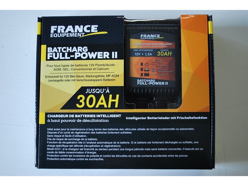 Chargeur de batteries Batcharg Full-Power II - jusqu'à 30AH