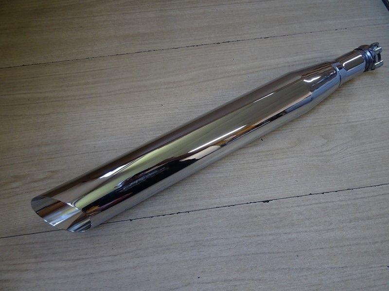 Silencieux homologué REMUS Custom Chrome droit ou gauche HARLEY DAVIDSON TOURING (7102229209SD)