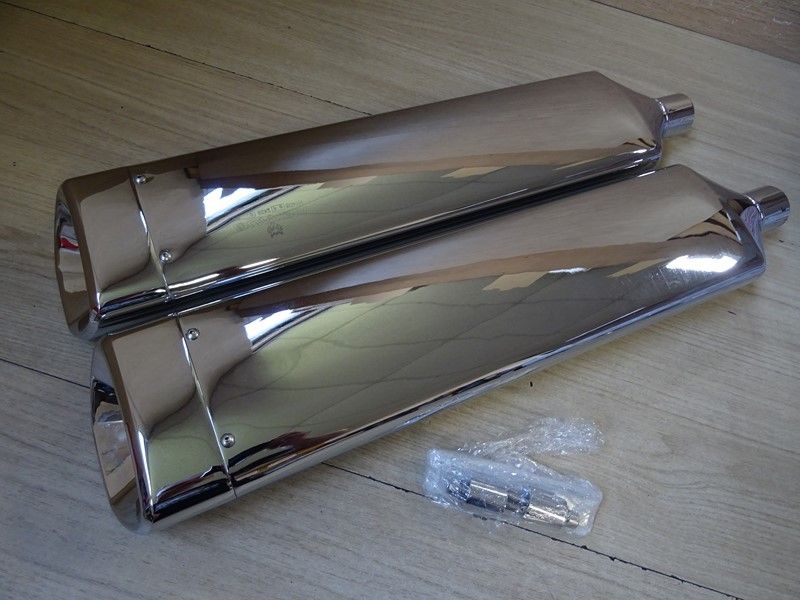 Silencieux homologués REMUS Custom gauche et droit HARLEY DAVIDSON TOURING 2009-> (7102249409CL / 7102249409CR)
