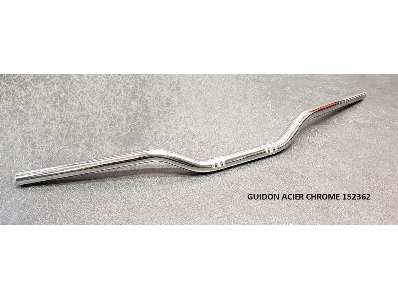 Guidon neuf Acier Chrome 22mm type CB 250 / 400 N