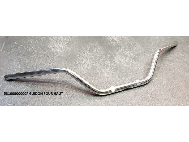 Guidon neuf Acier chrome haut 22 mm type Honda CB 500/550/750 Four