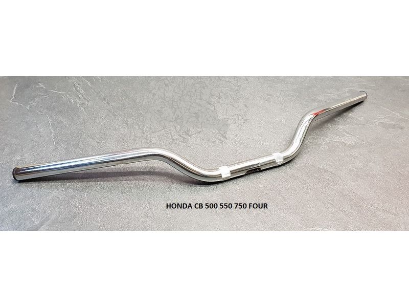 Guidon neuf Acier chrome bas 22 mm type Honda CB 500/550/750 Four