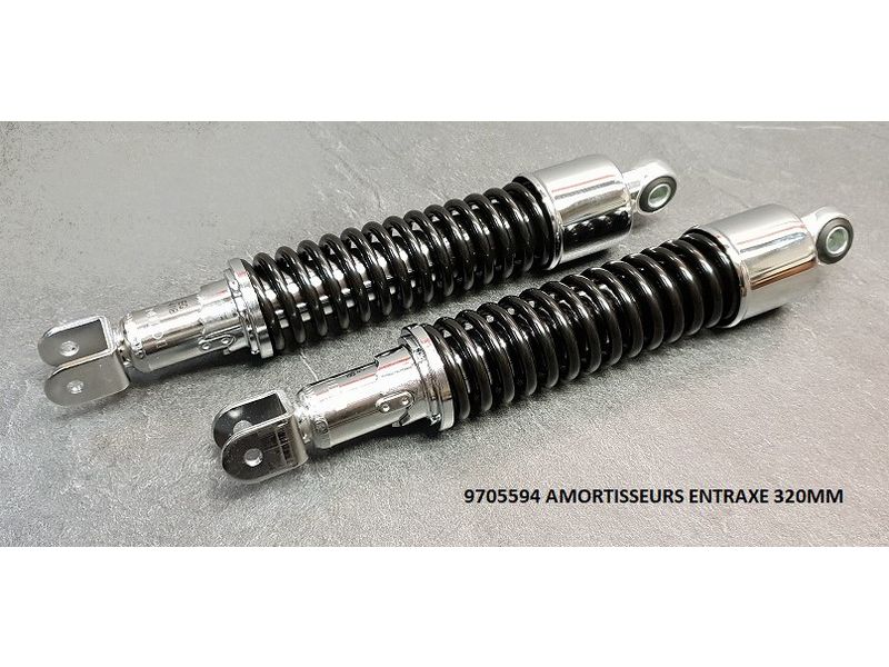 Amortisseurs NEUFS EMGO Yamaha 125, 200, 400 RD (entraxe 320 mm)