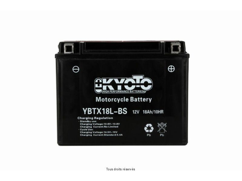 Ytx18l-bs - Ss Entr. Acide L 205mm  W 89mm  H 163mm 12v 21ah Acide 1,2l1