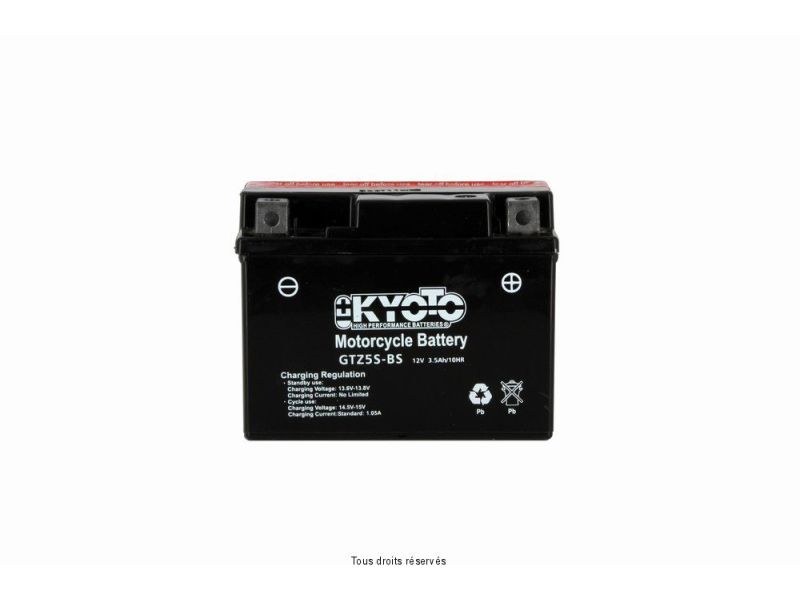 Ytz5s-bs - Ss Entr. AGM L 114mm  W 71mm  H 86mm 12v 3ah Acide 0.20l1