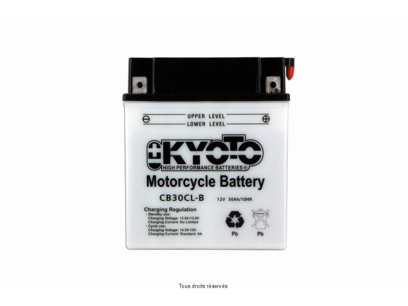 Yb30cl-b L 168mm  W 132mm  H 192mm 12v 30ah Acide 1,8l1