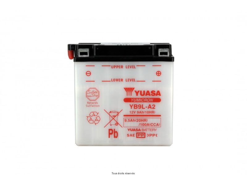 Yb9l-a2 L 137mm  W 76mm  H 140mm 12v 9ah1