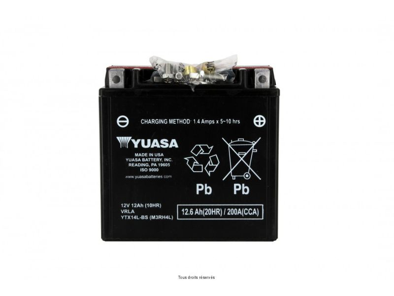 Ytx14l-bs L 150mm  W 87mm  H 147mm 12v 12ah1